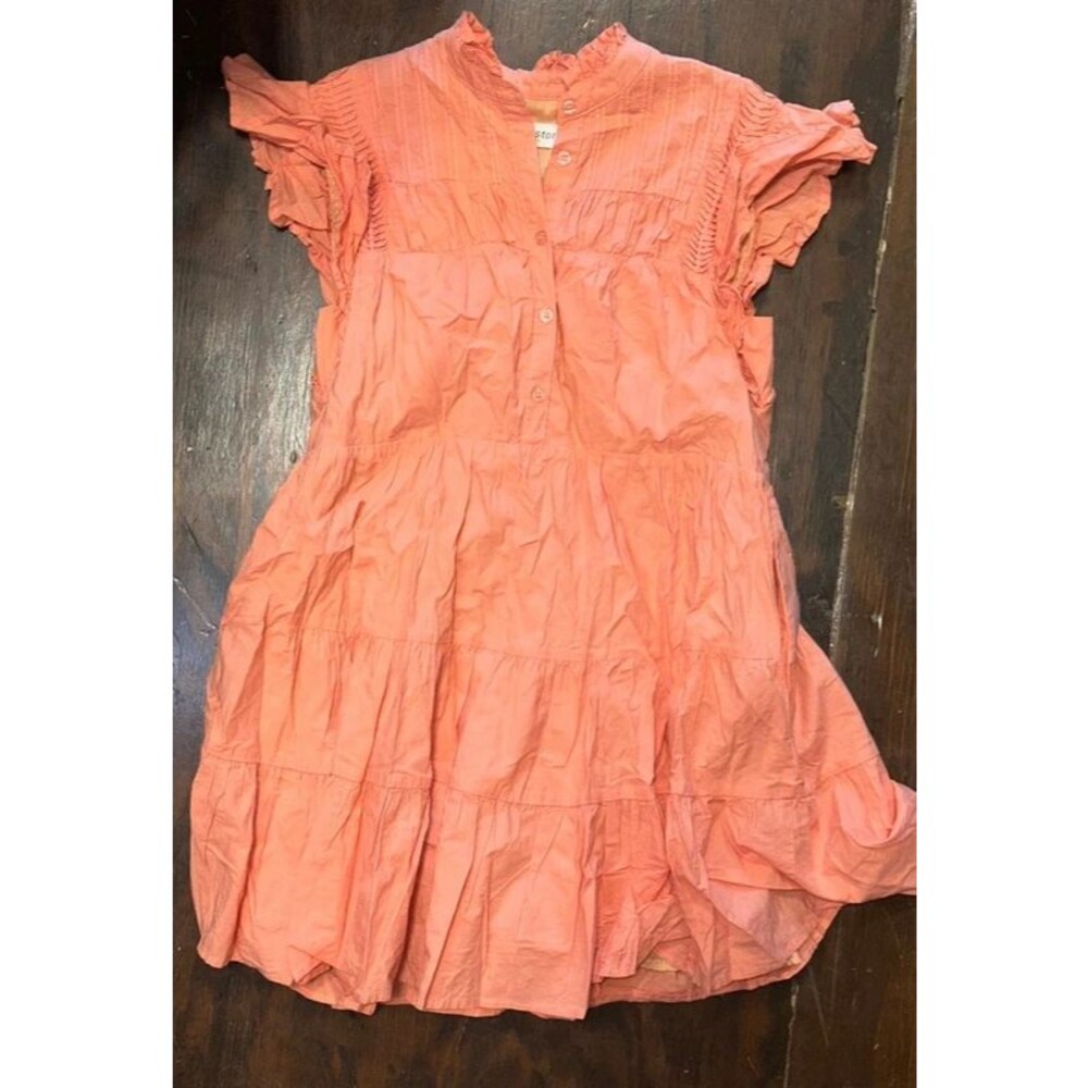 Pants Store Orange Midi Dress Size Small